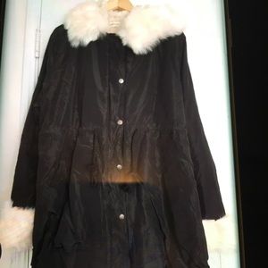 New warm parka with fur